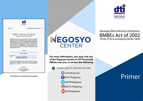 dti bmbe online application|BARANGAY MICRO BUSINESS ENTERPRISE (BMBE) OFFICIAL SITE.